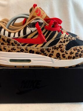 Nike Atmos Air Max 1 DLX Animal Pack AQ0928-700 Men's Sneaker 2018 size 8